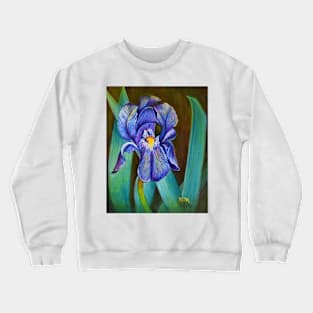 For Purple Iris's Majesty Crewneck Sweatshirt